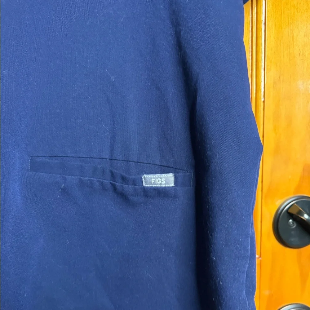 FIGS Casma Three-Pocket Scrub Top Womens XXL 2XL Navy Technical Collection - Picture 4 of 5